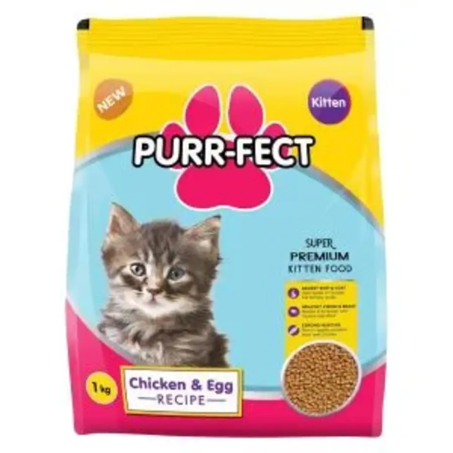 purrfect kitten chicken rice 0 5kg